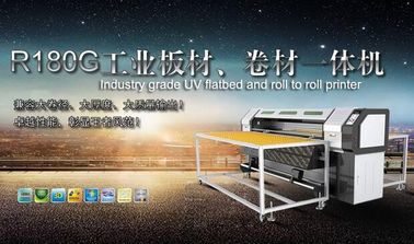 الصين عالية السرعة 1440 DPI الرول الطباعة الأشعة فوق البنفسجية آلة الطباعة 8 اللون المزود